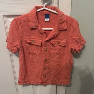 Old Navy Coral Short Sleeve Shirt